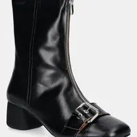 Nízké kozačky Vagabond Shoemakers LIVIA dámské, černá barva, na podpatku, 6056-199-20