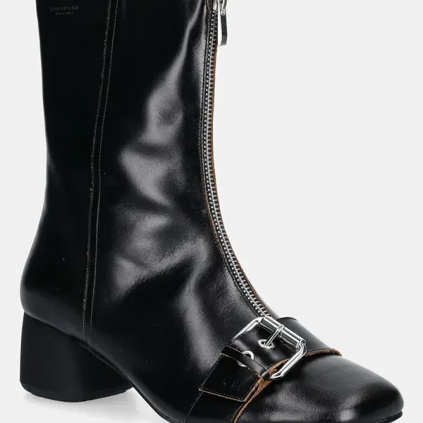 Nízké kozačky Vagabond Shoemakers LIVIA dámské, černá barva, na podpatku, 6056-199-20