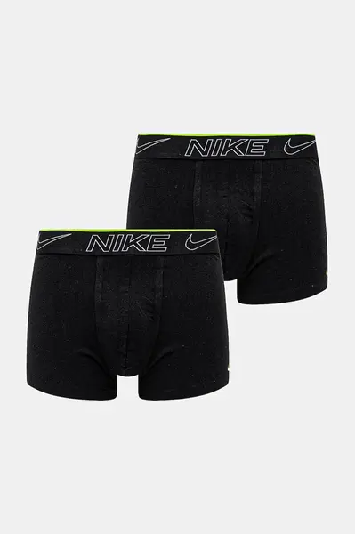 Boxerky Nike 2-pack pánské, černá barva, 0000KE1268