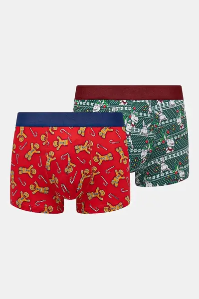 Bavlněné boxerky Medicine 2-pack pánské, více barev