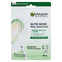 GARNIER Skin Naturals Nutri Bomb Textilní maska s mandlovým mlékem 28 g