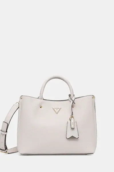 Kabelka Guess MERIDIAN béžová barva, HWBG69 74060