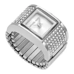 Prsten s hodinkami Michael Kors DARRINGTON - RING WATCH stříbrná barva, MK4884