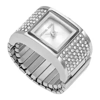 Prsten s hodinkami Michael Kors DARRINGTON - RING WATCH stříbrná barva, MK4884