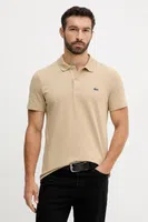 Polo tričko Lacoste pánské, hnědá barva, DH5522