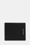 Kožená peněženka Trussardi pánská, černá barva, I017E000030N