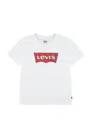 Dětské tričko Levi's FLORAL BATWING SS TEE bílá barva, 3EP008