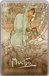 Magnet Alfons Mucha – Zima, 54 × 85 mm