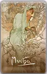 Magnet Alfons Mucha – Zima, 54 × 85 mm