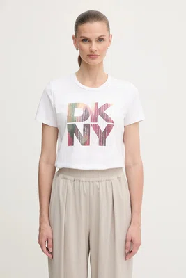 Tričko Dkny dámské, bílá barva, P52H4WNA