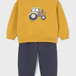 Kojenecká tepláková souprava Mayoral žlutá barva, 2838