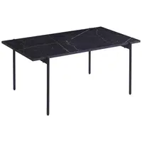 Ti'me KONFERENČNÍ STOLEK, černá, kov, kompozitní dřevo, 100/60/45 cm
