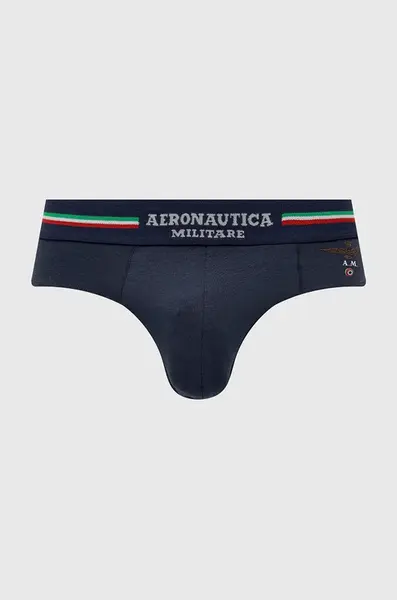 Spodní prádlo Aeronautica Militare (2-pack) pánské, tmavomodrá barva, AM1USL001