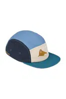 Dětská bavlněná kšiltovka Liewood Rory Printed Cap modrá barva, LW20388