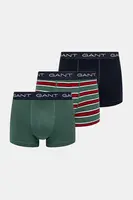 Boxerky Gant 3-pack pánské, tmavomodrá barva, 902443033