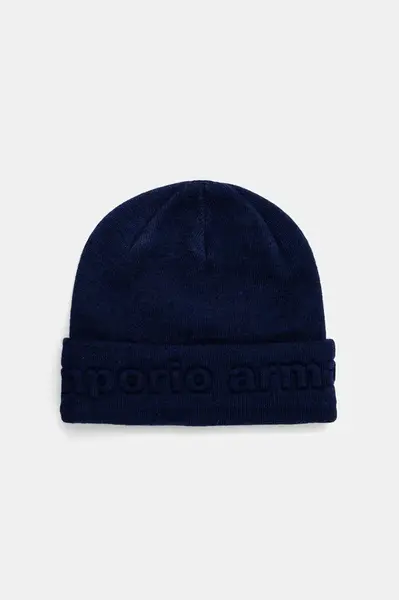 Vlněná čepice Emporio Armani