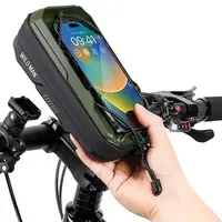 Cestovní pouzdro WILDMAN na řídítka kola se zipem 0,6 l (4 "- 7") GX330, zelená