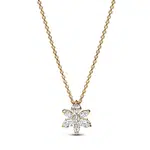 Pandora Blyštivý pozlacený náhrdelník Květina Timeless 362387C01-45