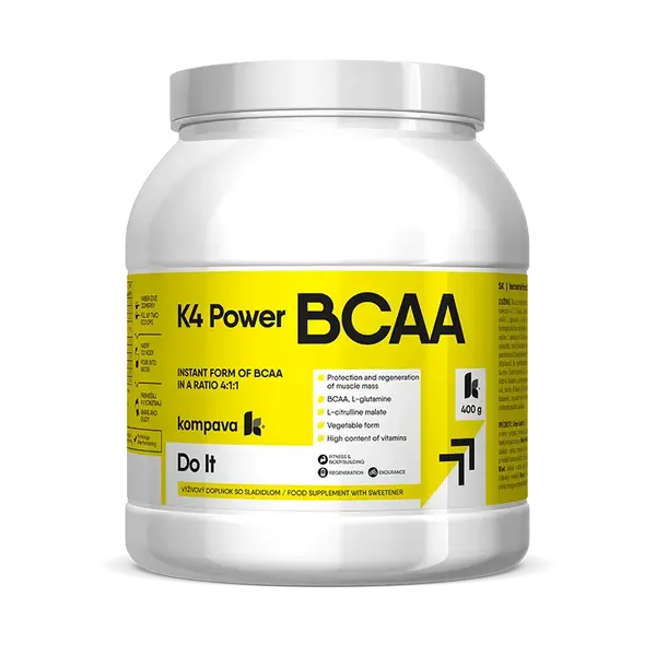 KOMPAVA K4 Power BCAA 400 g/36 porcí, grep-lime