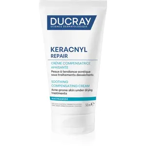 Ducray Keracnyl Repair Soothing Compensating Cream zklidňující a hydratační krém pro citlivou pleť se sklonem k akné 50 ml