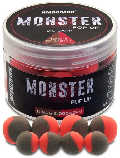 Haldorádó pop-up monster big carp 50 g 13+17 mm - tuňák patentka