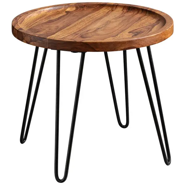 MID.YOU KONFERENČNÍ STOLEK, barvy sheesham, dřevo, 45/45/40 cm