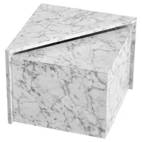 Livetastic KONFERENČNÍ STOLEK, šedá, bílá, kompozitní dřevo, 50/50/41,5 cm