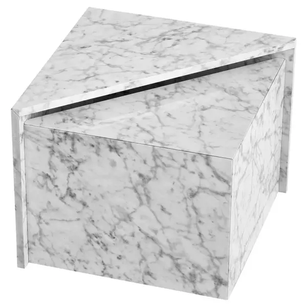 Livetastic KONFERENČNÍ STOLEK, šedá, bílá, kompozitní dřevo, 50/50/41,5 cm