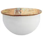 MID.YOU KONFERENČNÍ STOLEK, hnědá, bílá, dřevo, 60/60/34 cm