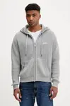 Bavlněný kardigan Guess Jeans pánský, šedá barva, M5YR20 Z3P41