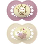 MAM Original Night 6m+ dudlík Girl 2 ks