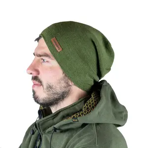 Mikbaits kulich zelený merino beanie