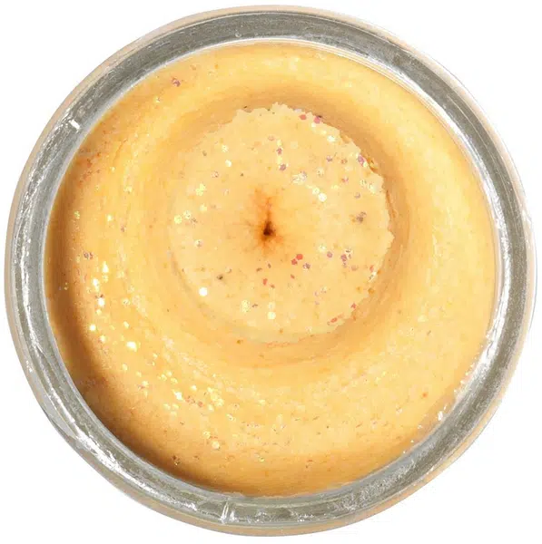 Berkley těsto na pstruhy powerbait natural glitter troutbait lososové vejce - třpytivá broskev