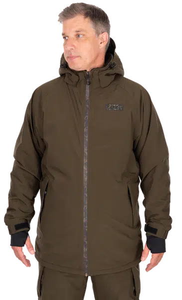 Fox bunda khaki sherpa tec jacket - s