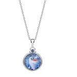 Disney Slušivý dívčí náhrdelník Sněhulák Olaf Frozen CS00019SRJL-P.CS