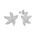 MOISS Módní stříbrné náušnice se zirkony E0002764