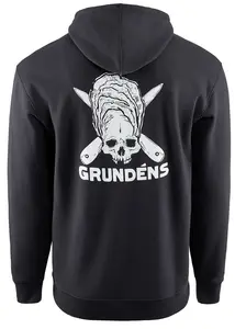 Grundéns mikina displacement dwr hoodie zero shucks black - m