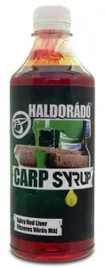 Haldorádó booster carp syrup 500 ml - pikantní červená játra