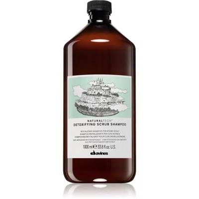 Davines Naturaltech Detexifying Scrub Shampoo šampon pro citlivou a podrážděnou pokožku hlavy 1000 ml
