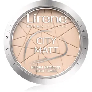 Lirene City Matt matující pudr odstín 01 Transparent 9 g