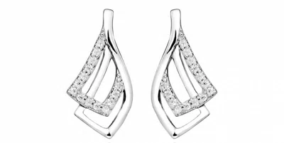 Silver Cat Elegantní náušnice se zirkony SC372