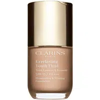 Clarins Everlasting Youth Fluid Foundation rozjasňující make-up SPF 15 odstín 109 Wheat 30 ml
