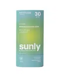 Attitude Minerální ochranná tyčinka na tělo bez parfemace SPF 30 Sunly (Mineral Sunscreen Stick) 60 g