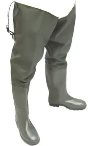 Mistrall brodící holínky pvc khaki - 43
