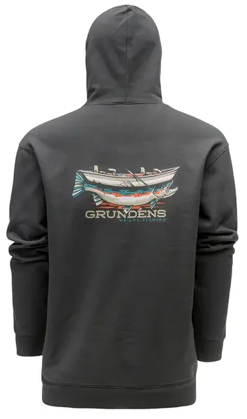 Grundéns mikina drift boat hoodie anchor - l