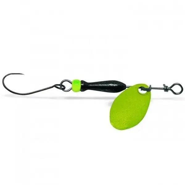 Jigovkycz třpytka classic barbless fluo yellow (black/chartreuse body) - 1
