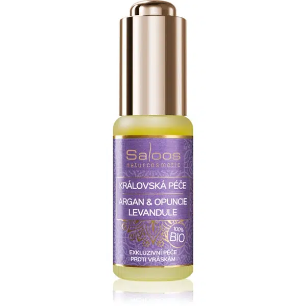 Saloos Bio Královská Péče Argan & Opuncie & Levandule bio arganový olej  s vůní levandule 20 ml