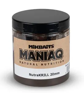 Mikbaits boilie v dipu maniaq nutrakrill 250 ml - 16 mm