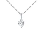 Silvego Stříbrný náhrdelník srdce Aris s Brilliance Zirconia PRGPHP0001NW