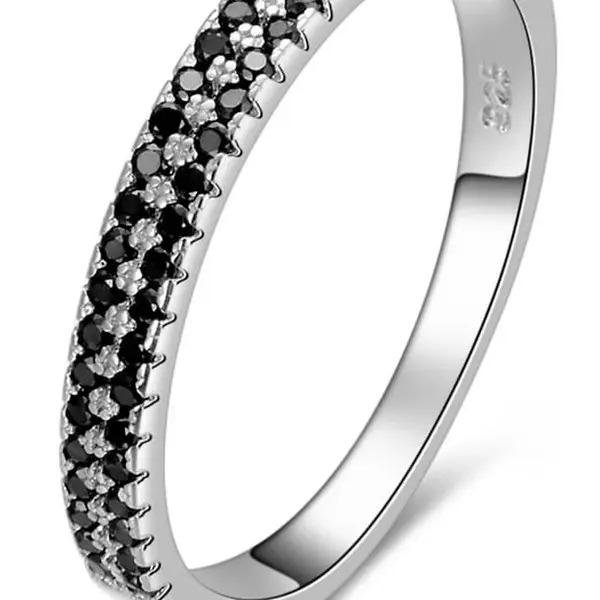 Beneto Módní dámský prsten se zirkony AGG387 60 mm